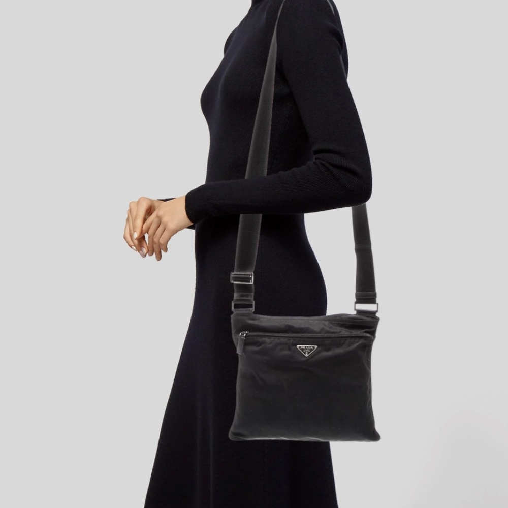 Prada Tessuto Messenger Bag , Black - Picture 2 of 5